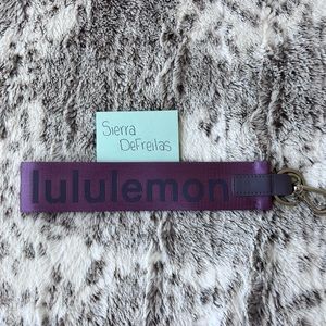 Lululemon Never Lost Keychain